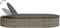 vidaXL - Ligbed - 2-persoons - met - kussens - poly - rattan - grijs