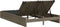 vidaXL - Ligbed - 2-persoons - met - kussens - poly - rattan - grijs