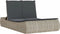 vidaXL - Ligbed - 2-persoons - met - kussens - poly - rattan - lichtgrijs