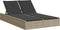vidaXL - Ligbed - 2-persoons - met - kussens - poly - rattan - lichtgrijs