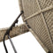 vidaXL - Ligbed - 2-persoons - met - kussens - poly - rattan - lichtgrijs