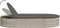 vidaXL - Ligbed - 2-persoons - met - kussens - poly - rattan - lichtgrijs