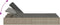 vidaXL - Ligbed - 2-persoons - met - kussens - poly - rattan - lichtgrijs