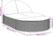 vidaXL - Ligbed - 2-persoons - met - kussens - poly - rattan - zwart