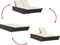 vidaXL - Ligbed - 2-persoons - met - kussens - poly - rattan - zwart