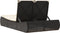 vidaXL - Ligbed - 2-persoons - met - kussens - poly - rattan - zwart