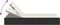 vidaXL - Ligbed - 2-persoons - met - kussens - poly - rattan - zwart