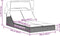 vidaXL - Ligbed - 2-persoons - met - luifel - en - kussens - poly - rattan - grijs