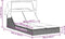 vidaXL - Ligbed - 2-persoons - met - luifel - en - kussens - poly - rattan - lichtgrijs