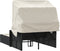 vidaXL - Ligbed - 2-persoons - met - luifel - en - kussens - poly - rattan - zwart