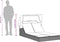 vidaXL - Ligbed - 2-persoons - met - luifel - en - kussens - poly - rattan - bruin