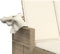 vidaXL - Ligbed - 2-persoons - met - luifel - en - kussens - poly - rattan - beige
