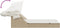 vidaXL - Ligbed - 2-persoons - met - luifel - en - kussens - poly - rattan - beige