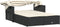 vidaXL - Ligbed - 2-persoons - met - luifel - en - kussens - poly - rattan - zwart