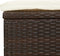 vidaXL - Ligbed - 2-persoons - met - rond - dak - 211x112x140 - cm - poly - rattan - bruin
