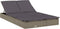 vidaXL - Ligbed - 2-persoons - met - rond - dak - 211x112x140 - cm - poly - rattan - grijs