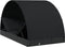 vidaXL - Ligbed - 2-persoons - met - rond - dak - 211x112x140 - cm - poly - rattan - zwart