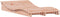 vidaXL - Ligbed - 205x110x31,5 - cm - massief - douglashout