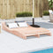 vidaXL - Ligbed - 205x110x31,5 - cm - massief - douglashout