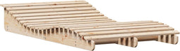 vidaXL - Ligbed - 205x110x31,5 - cm - massief - grenenhout