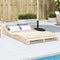 vidaXL - Ligbed - 205x110x31,5 - cm - massief - grenenhout