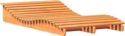 vidaXL - Ligbed - 205x110x31,5 - cm - massief - grenenhout - wasbruin