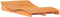 vidaXL - Ligbed - 205x110x31,5 - cm - massief - grenenhout - wasbruin