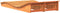 vidaXL - Ligbed - 205x110x31,5 - cm - massief - grenenhout - wasbruin
