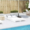 vidaXL - Ligbed - 205x110x31,5 - cm - massief - grenenhout - wit