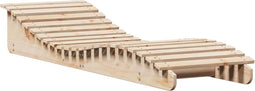 vidaXL - Ligbed - 205x60x31,5 - cm - massief - grenenhout