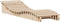 vidaXL - Ligbed - 205x60x31,5 - cm - massief - grenenhout