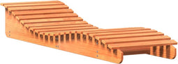 vidaXL - Ligbed - 205x60x31,5 - cm - massief - grenenhout - wasbruin