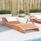 vidaXL - Ligbed - 205x60x31,5 - cm - massief - grenenhout - wasbruin