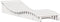 vidaXL - Ligbed - 205x60x31,5 - cm - massief - grenenhout - wit