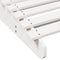 vidaXL - Ligbed - 205x60x31,5 - cm - massief - grenenhout - wit
