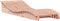 vidaXL - Ligbed - 205x70x31,5 - cm - massief - douglashout