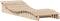vidaXL - Ligbed - 205x70x31,5 - cm - massief - grenenhout