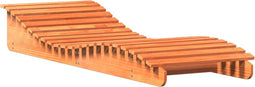 vidaXL - Ligbed - 205x70x31,5 - cm - massief - grenenhout - wasbruin