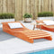 vidaXL - Ligbed - 205x70x31,5 - cm - massief - grenenhout - wasbruin