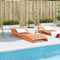 vidaXL - Ligbed - 205x70x31,5 - cm - massief - grenenhout - wasbruin