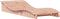vidaXL - Ligbed - 205x80x31,5 - cm - massief - douglashout