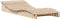 vidaXL - Ligbed - 205x80x31,5 - cm - massief - grenenhout