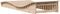 vidaXL - Ligbed - 205x80x31,5 - cm - massief - grenenhout
