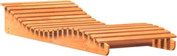 vidaXL - Ligbed - 205x80x31,5 - cm - massief - grenenhout - wasbruin