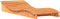 vidaXL - Ligbed - 205x80x31,5 - cm - massief - grenenhout - wasbruin