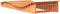 vidaXL - Ligbed - 205x80x31,5 - cm - massief - grenenhout - wasbruin