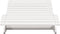 vidaXL - Ligbed - 205x80x31,5 - cm - massief - grenenhout - wit