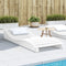 vidaXL - Ligbed - 205x80x31,5 - cm - massief - grenenhout - wit