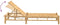 vidaXL - Ligbed - 55x199x30 - cm - bamboe