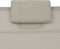 vidaXL - Ligbed - aluminium - en - textileen - crème